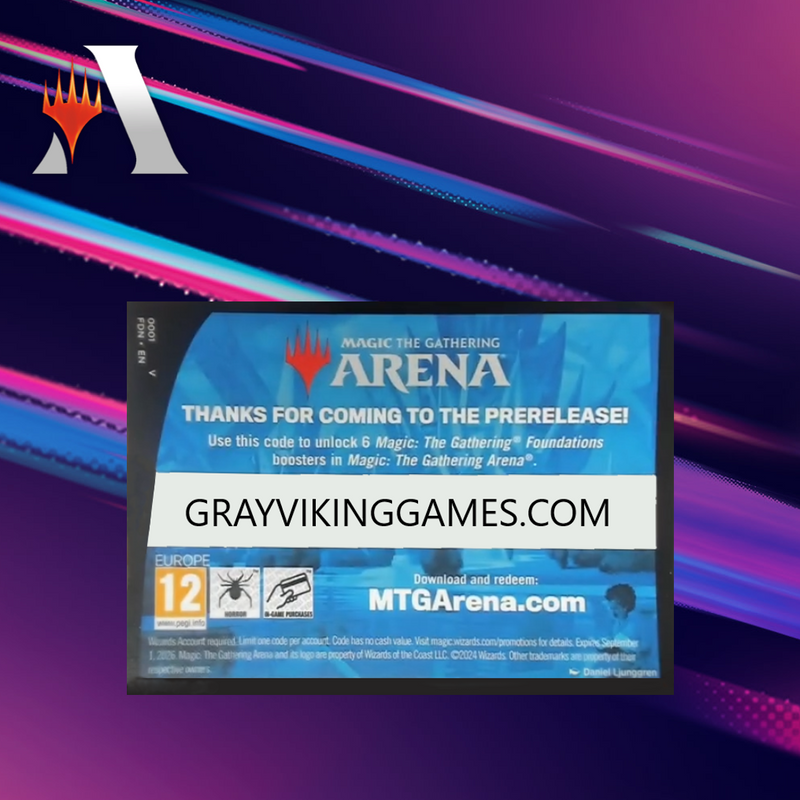 Sold Out Foundations Prerelease Pack Code - 6 Boosters (max 1) Regular price $5 95 $5.95