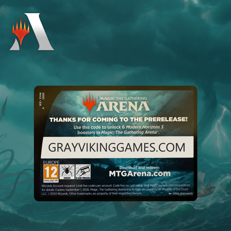 Modern Horizons 3 Prerelease Pack Code - 6 Boosters (max 5) Regular price $3 95 $3.95