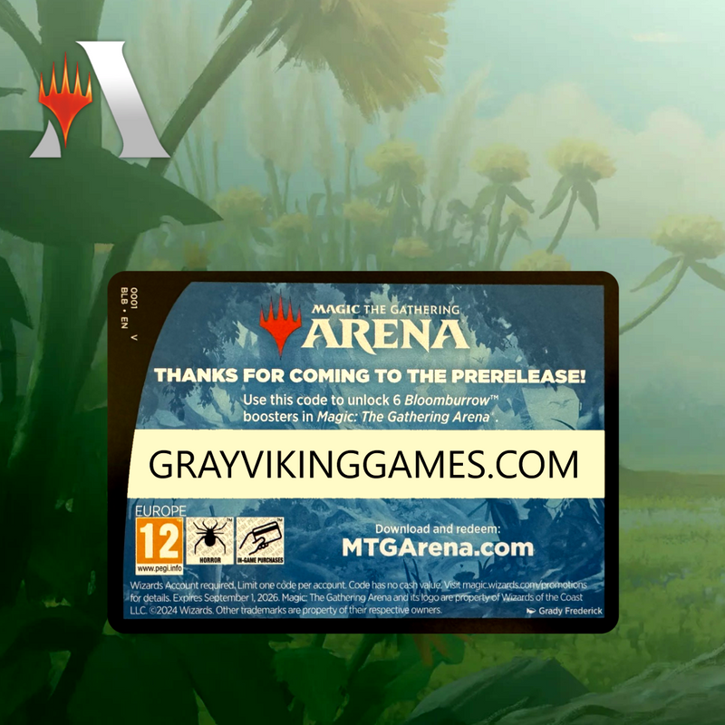 Bloomburrow Prerelease Pack Code - 6 Boosters (max 1) Regular price $4 45 $4.45