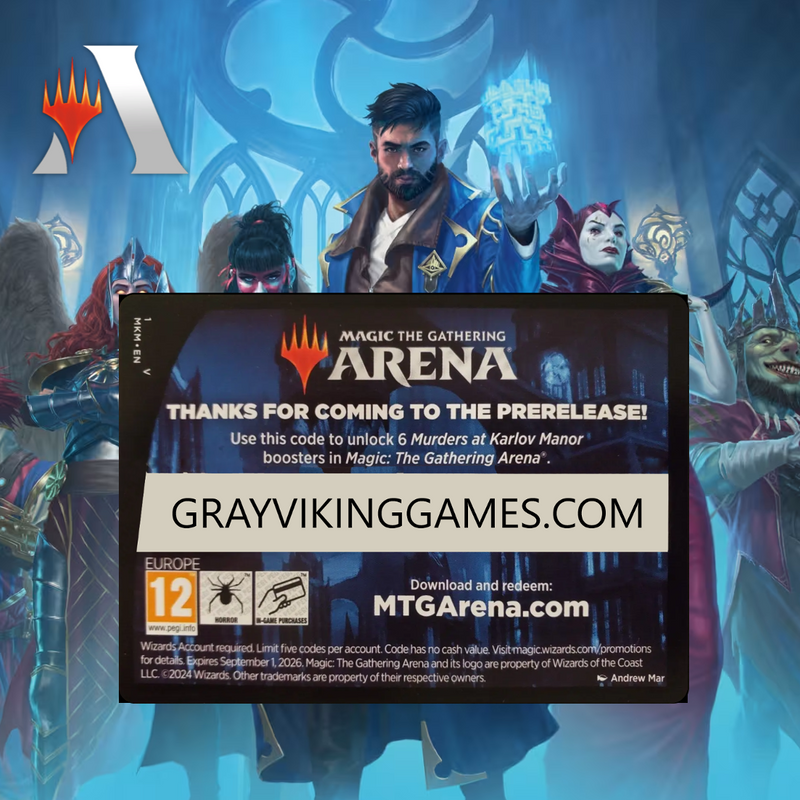 Sold Out Murders at Karlov Manor Prerelease Pack Code - 6 Boosters (max 5) Regular price $6 95 $6.95