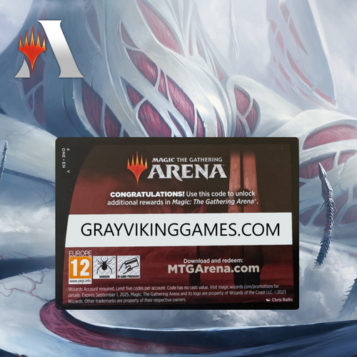 Phyrexia: All Will Be One Promo Pack Codes (5 Boosters) MTG Arena Code MTGA Code