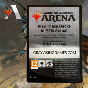 MTG Arena Amazon Core Set 2021 MTGA Starter Decks Code (2 Uses) Gray Viking Games MTG Arena Amazon Core Set 2021 MTGA Starter Decks Code (2 Uses) Gray Viking Games
