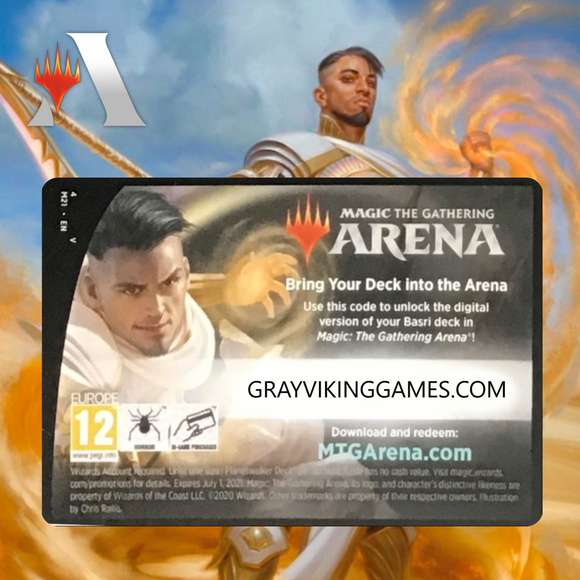 MTGA MTG Arena Core Set 2021 Basri Planeswalker Deck Code
