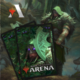MTGA MTG Arena Garruk Huntsman MTGA Sleeve & Cards Deluxe Collection Bundle Code