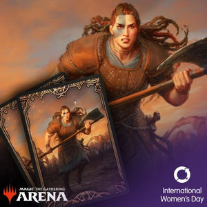 International Woman's Day Secret Lair Sleeve Code MTG Arena Code MTGA Code