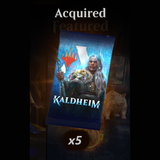 MTGA MTG Arena Kaldheim Promo Pack Codes (5 Boosters)
