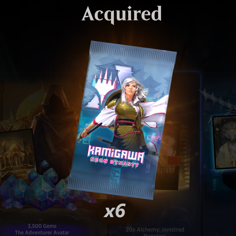 Kamigawa: Neon Dynasty Prerelease Pack Code - 6 Boosters (max 1
