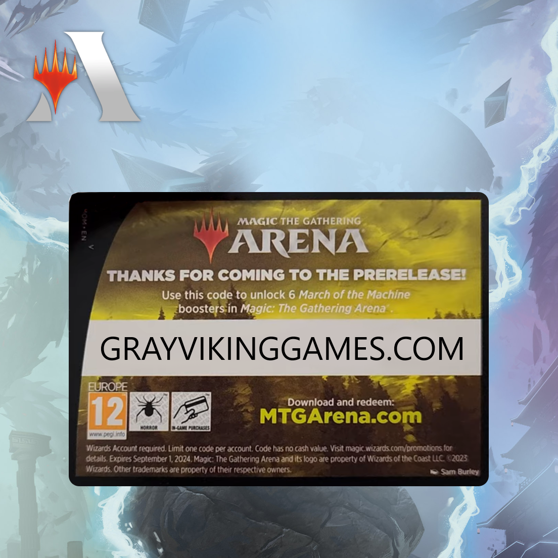 March of the Machines Prerelease Pack Code (6 Boosters) Gray Viking Games