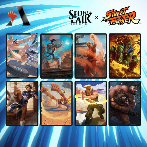 Street Fighter Secret Lair Sleeve Bundle Code MTG Arena Code MTGA Code