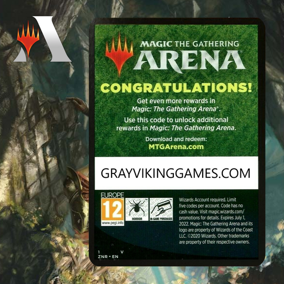 MTGA MTG Arena Zendikar Rising Promo Pack Codes (5 Boosters)